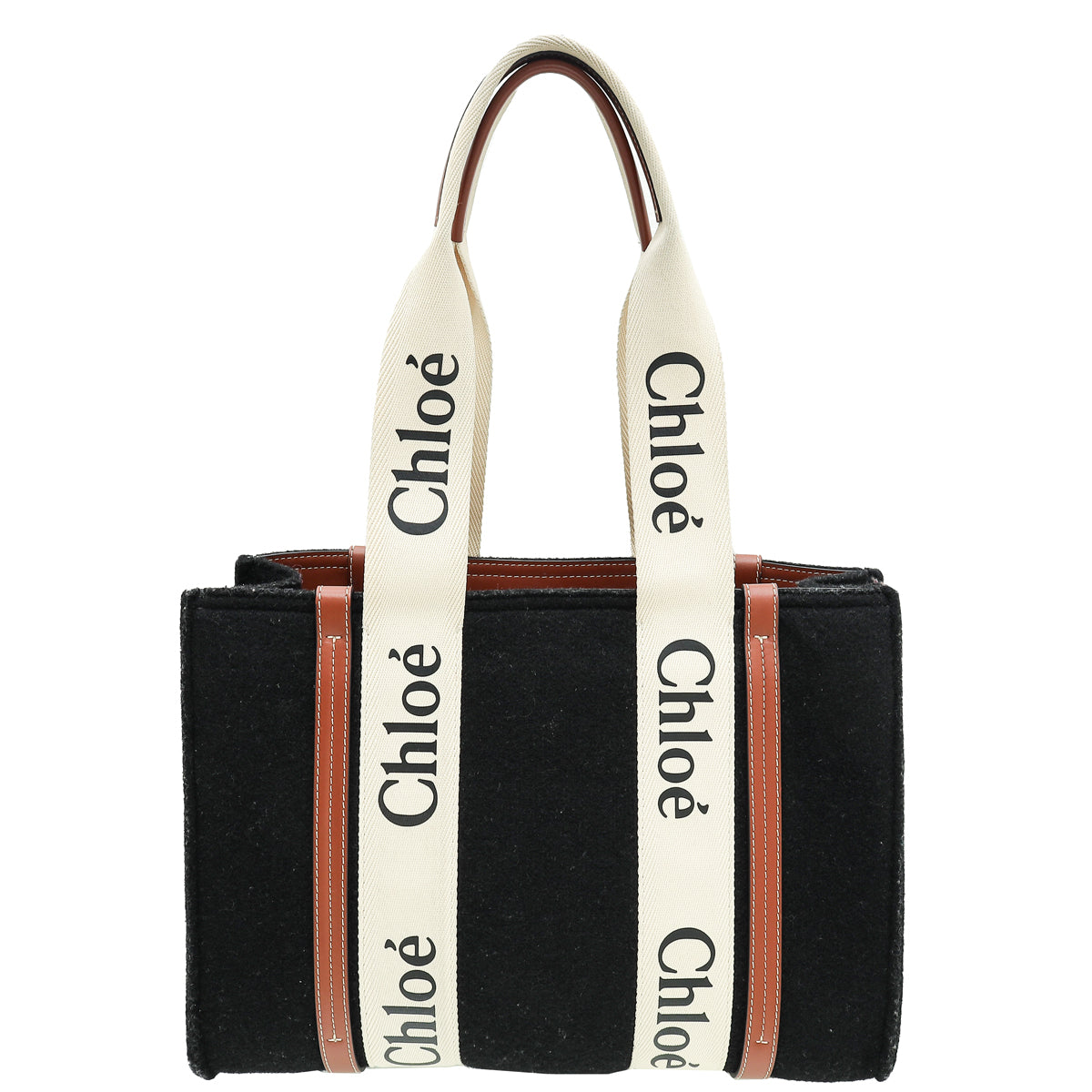 Chloe Bicolor Woody Tote Medium Bag - Main Image