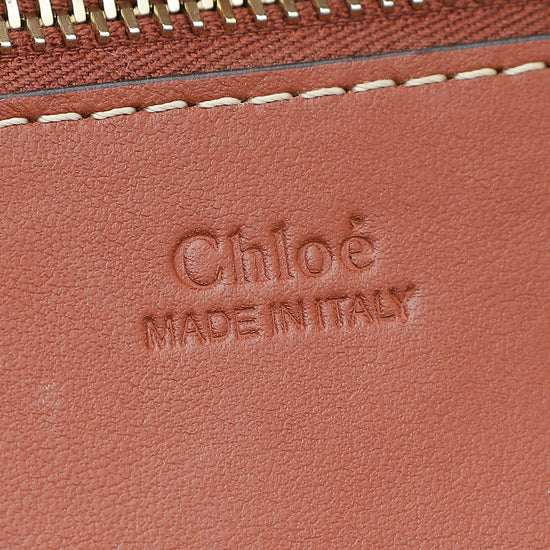 Chloe Bicolor Woody Tote Medium Bag