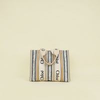 Chloe Bicolor Woody Tote Bag