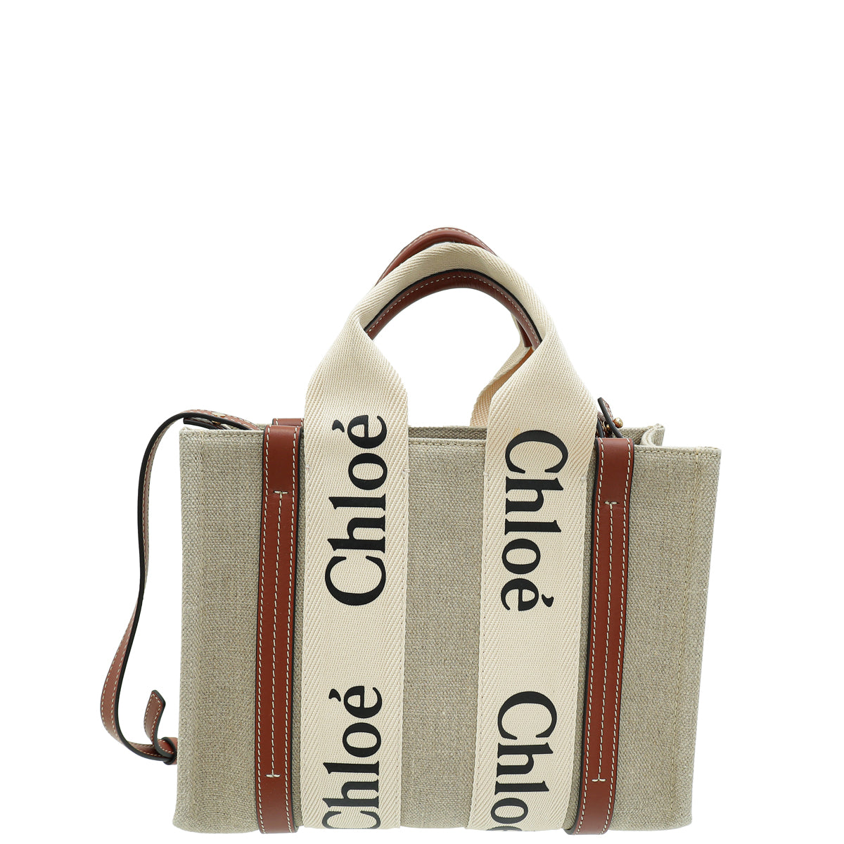 Chloe Bicolor Small Woody Tote Bag-Chloe-THE CLOSET