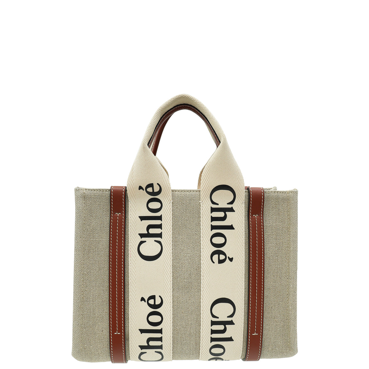 Chloe Bicolor Small Woody Tote Bag-Chloe-THE CLOSET