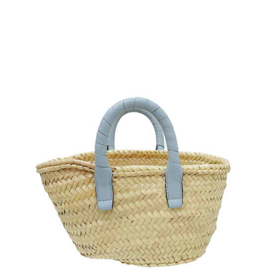 Chloe Grey Marcie Mini Basket Bag