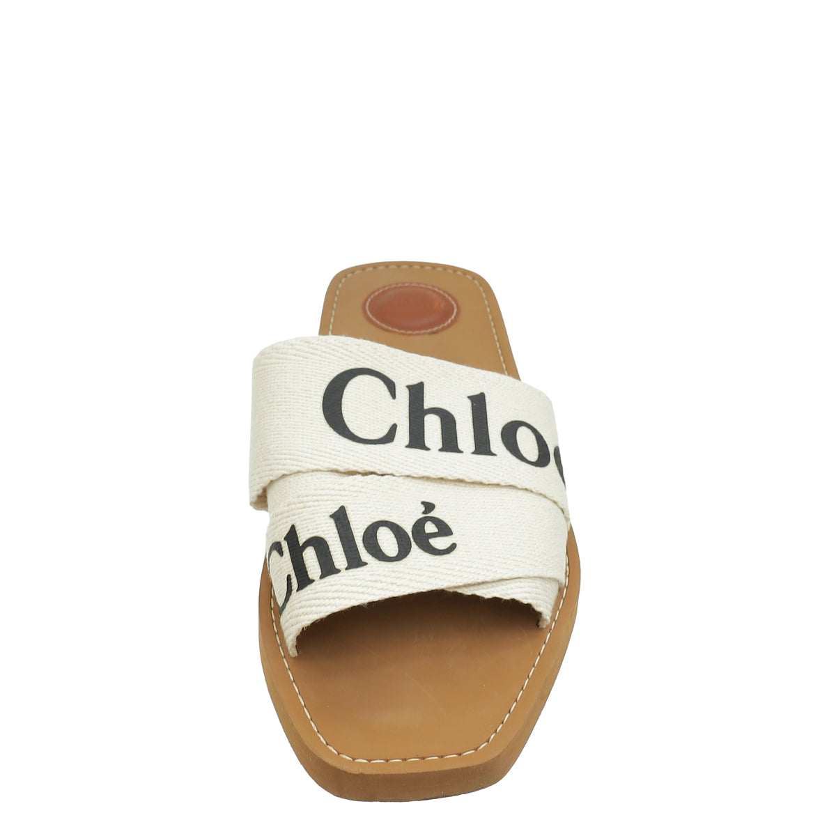Chloe Bicolor Woody Flat Mule 40-Chloe-THE CLOSET