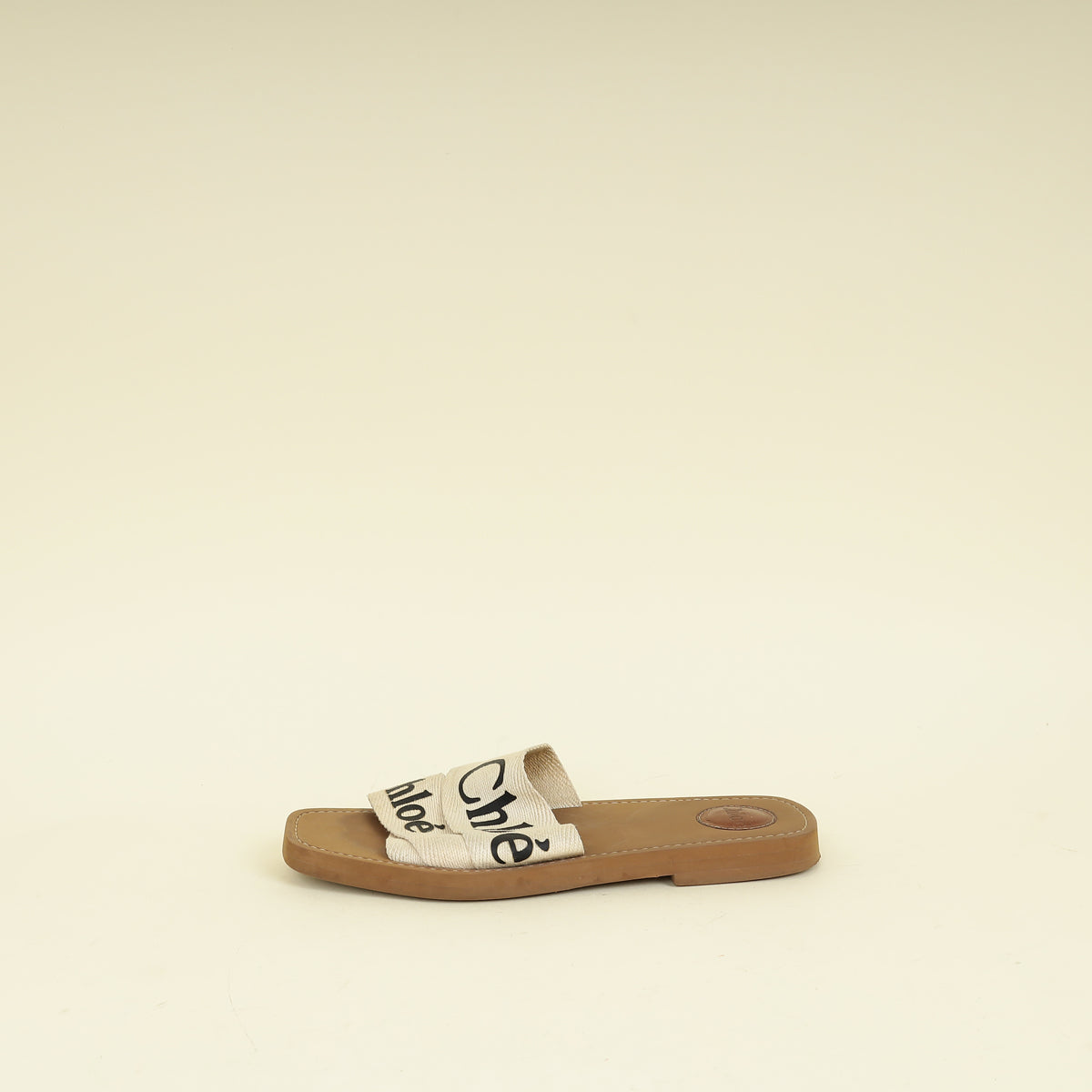 Chloe Bicolor Woody Flat Mule 40