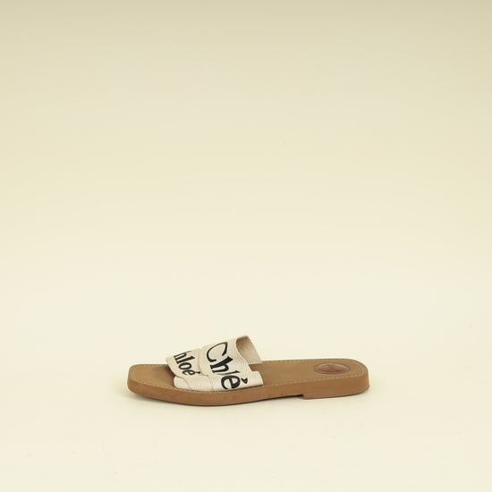 Chloe Bicolor Woody Flat Mule 40