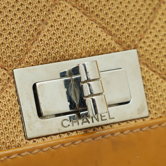 Chanel Camel 2.55 Reissue East West Jersey Flap Bag