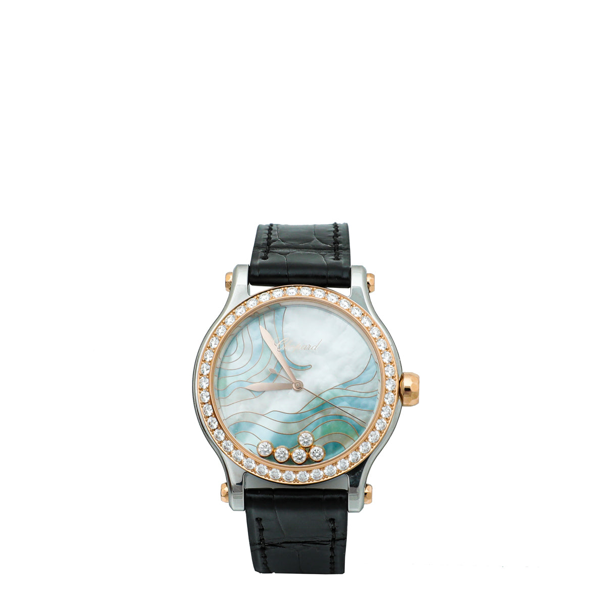 Chopard Steel & Rose Gold Happy Sport-Geneva Edition Automatic Watch Ltd.Ed (1 of 25)-Chopard-THE CLOSET