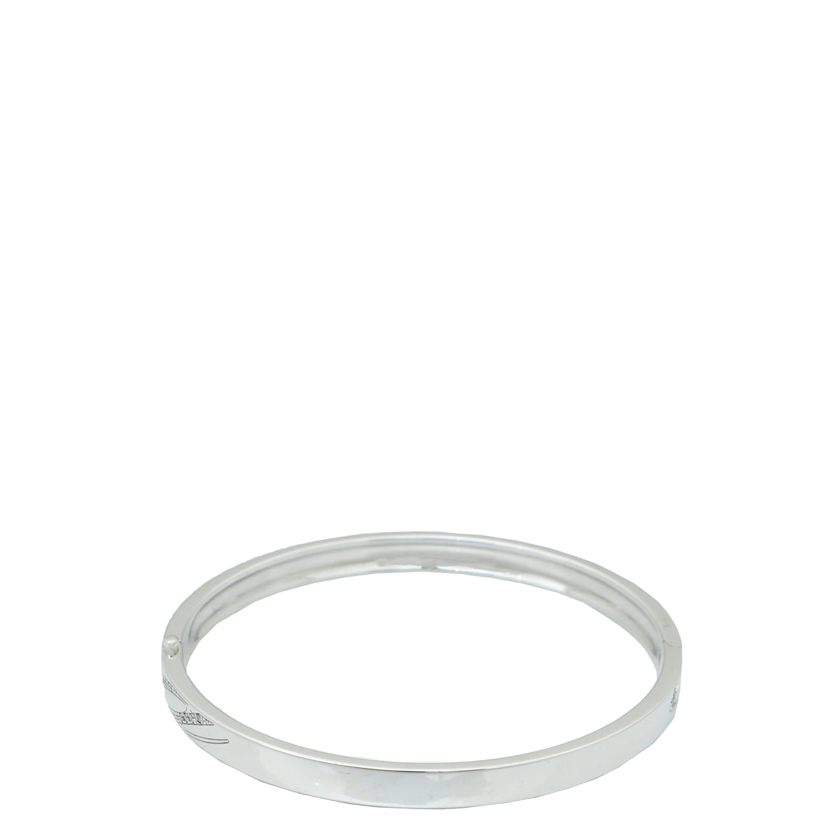 Chopard 18K White Gold Diamonds "Chopardissimo" Medium Bracelet 17-Chopard-THE CLOSET