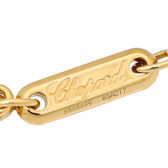 Chopard 18K Rose Gold Diamonds Happy Icons Bracelet