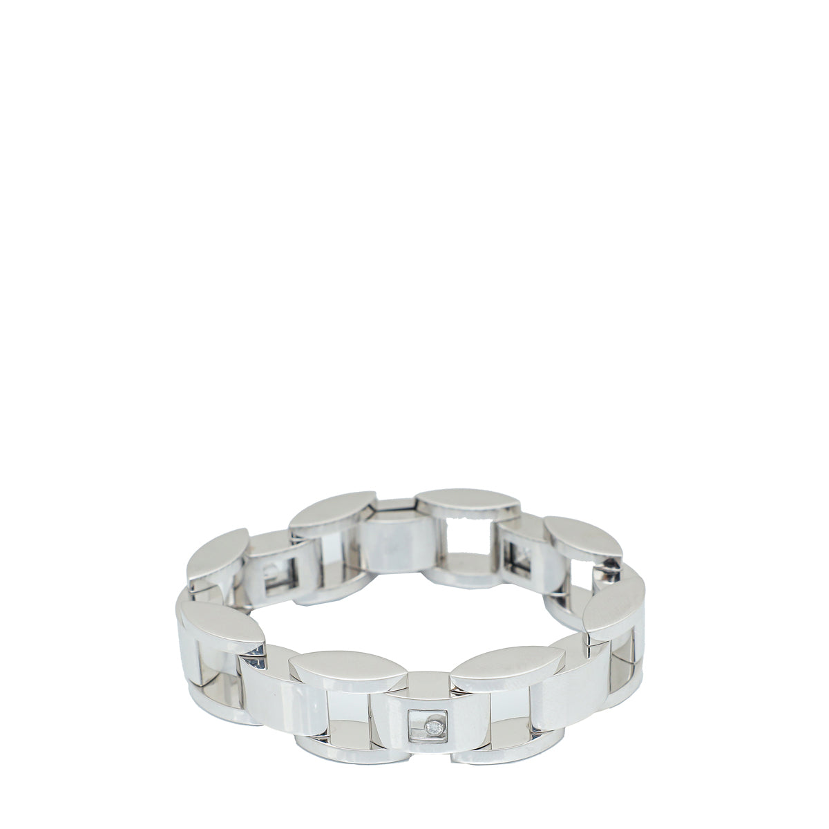 Chopard 18K White Gold Diamond Chopard La Strada Bracelet-Chopard-THE CLOSET