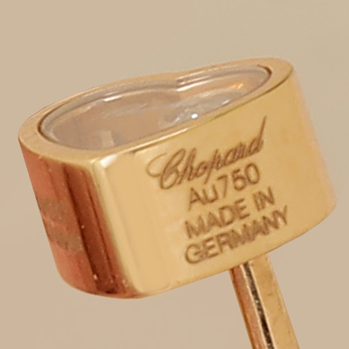 Chopard 18K Ethical Rose Gold Happy Hearts Earrings-Chopard-THE CLOSET