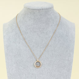 Chopard 18K Rose Gold Happy Diamond Pendant Necklace