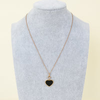 Chopard 18K Rose Gold Diamond Happy Hearts Necklace