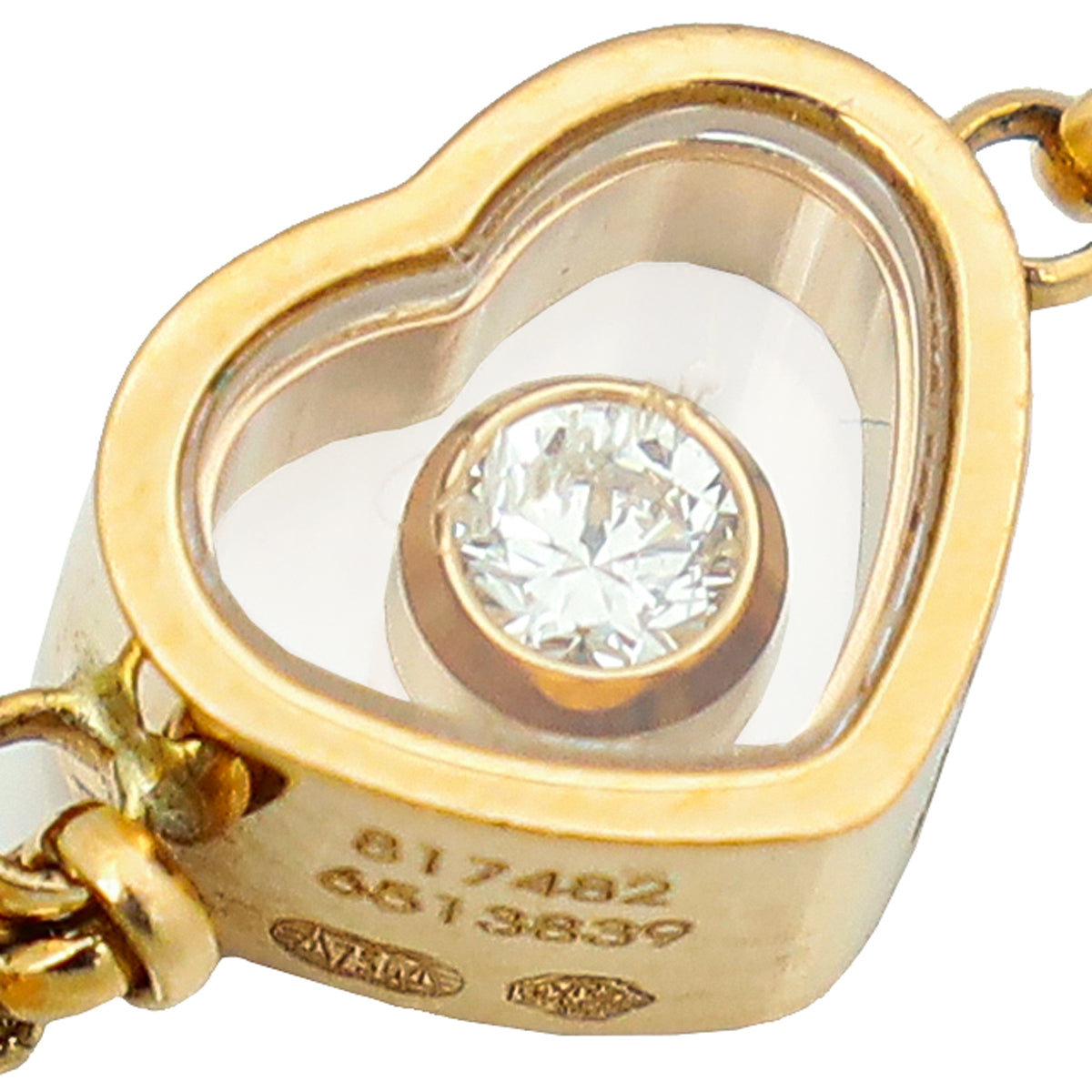 Chopard 18K Rose Gold Diamond Sautoir Happy Hearts Necklace-Chopard-THE CLOSET