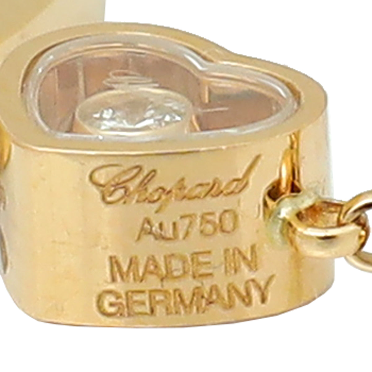 Chopard  18K Rose Gold Diamond Sautoir Happy Hearts Necklace