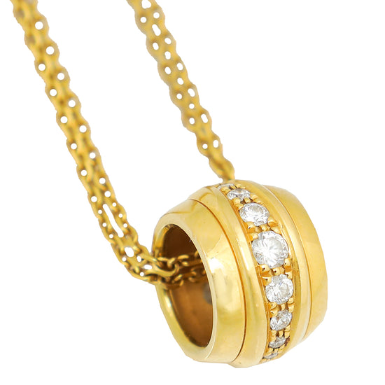 Chopard 18K Yellow Gold Diamond Double La Strada Necklace
