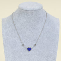 Chopard 18K White Gold Diamond Happy Hearts Necklace