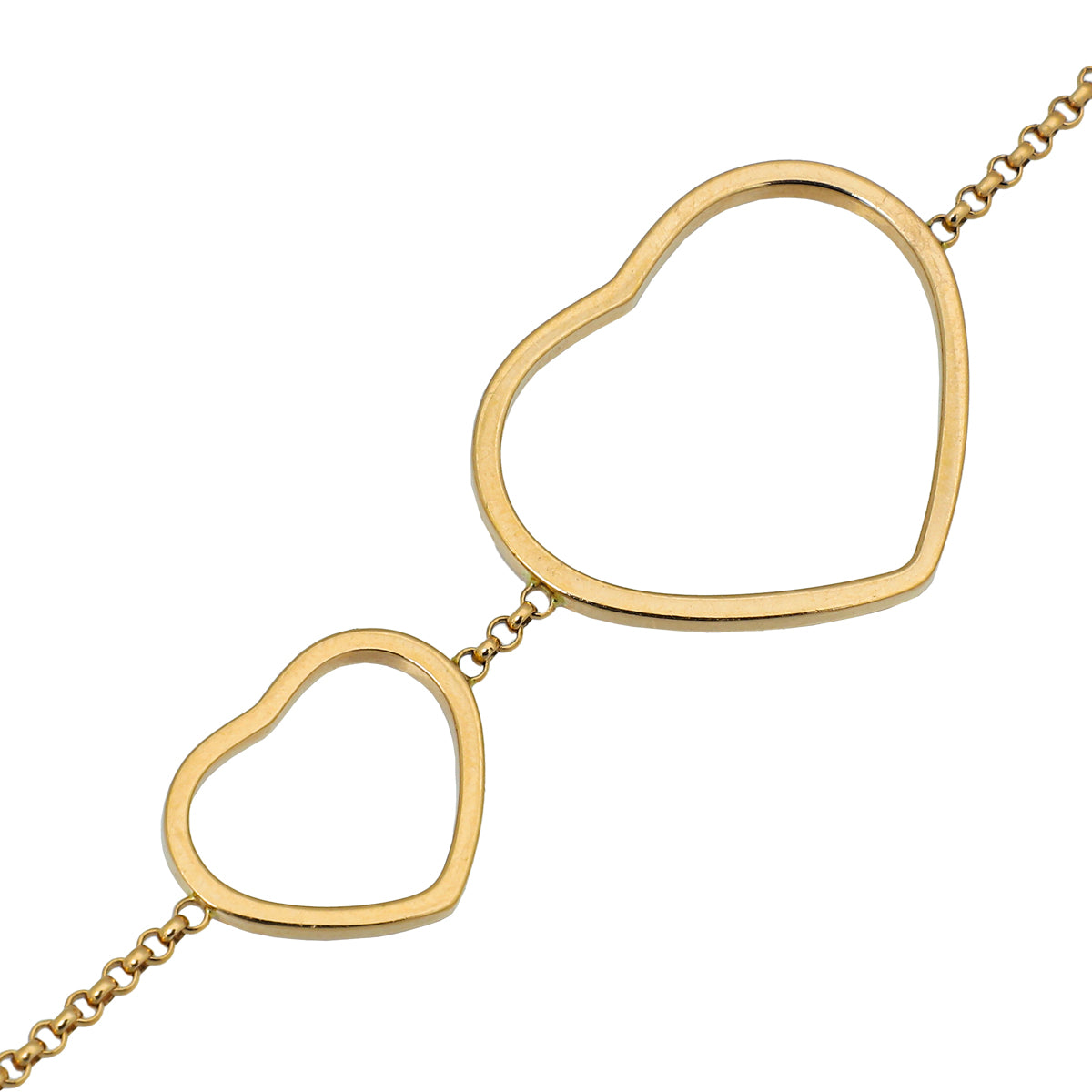 Chopard 18K Rose Gold Diamond Happy Hearts Sautoir Necklace