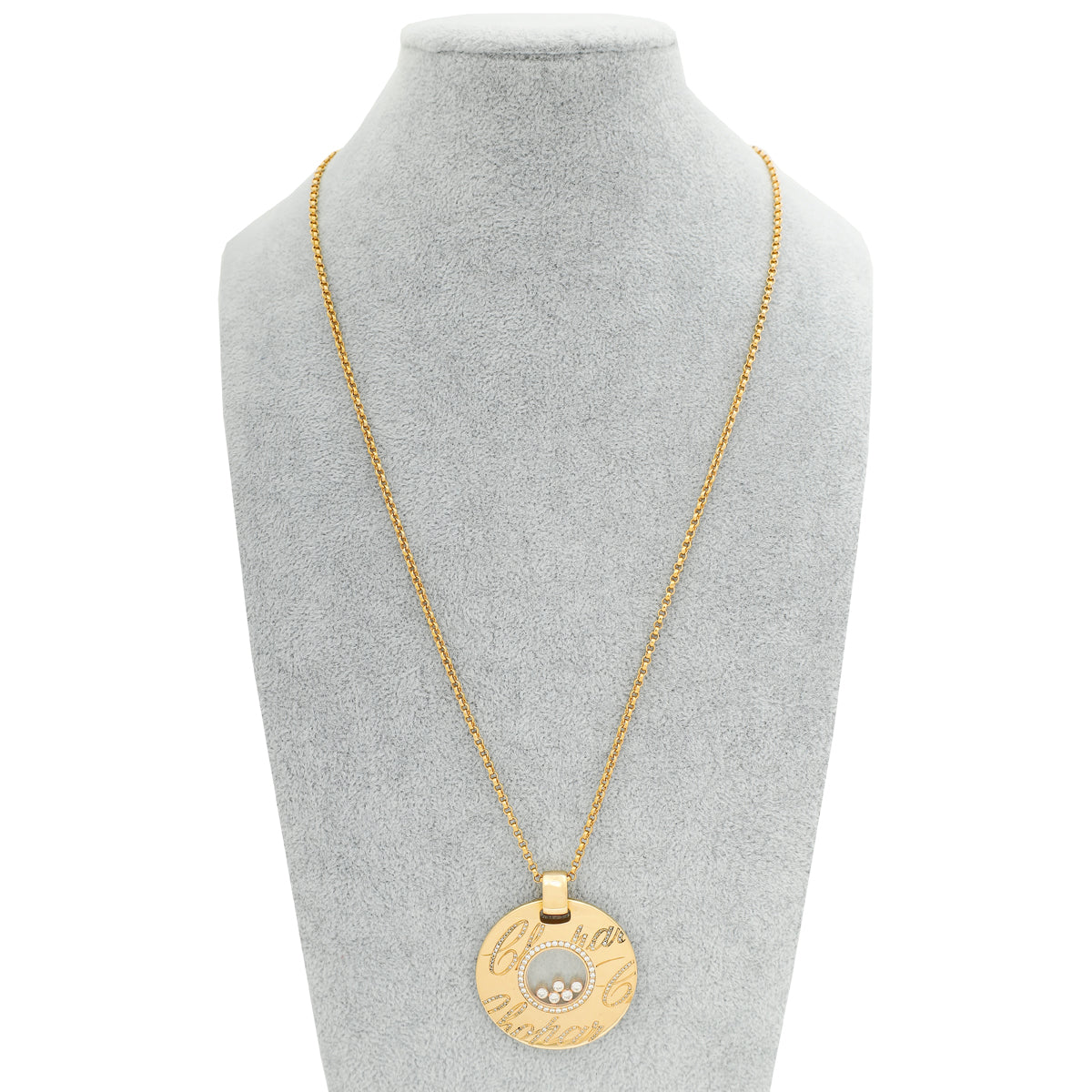 Chopard 18K Yellow Gold "Chopardissimo" w/Diamonds Necklace-Chopard-THE CLOSET