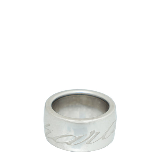 Chopard 18K White Gold Chopardissimo Ring 53