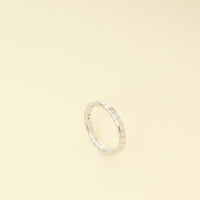 Chopard 18K White Gold Ice Cube 1 Diamond Ring 52