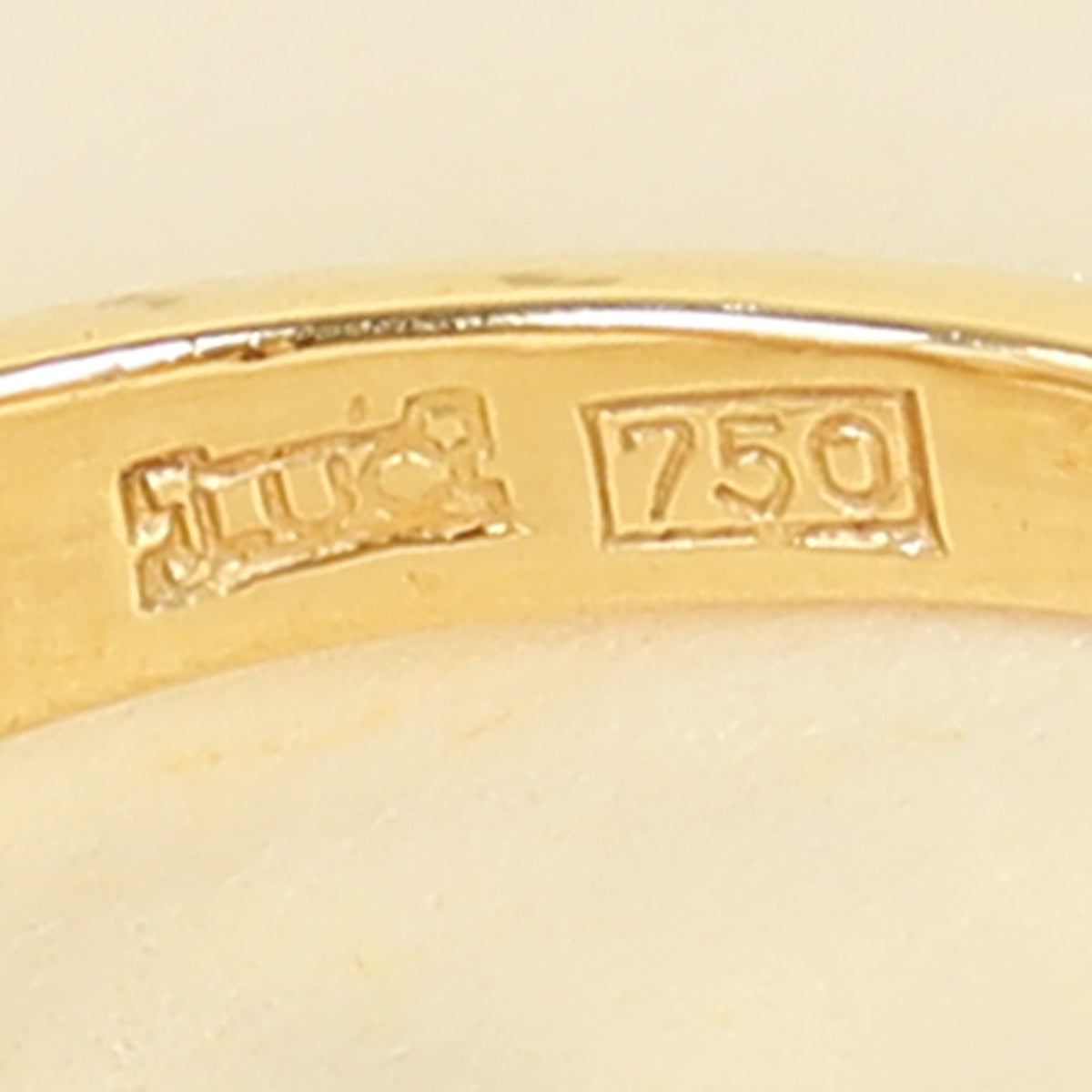 Chopard 18K Yellow Gold Happy Diamonds Icons Ring 47