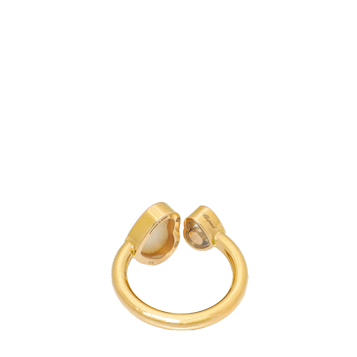 Chopard Ethical Rose Gold MOP Happy Hearts Ring-Chopard-THE CLOSET