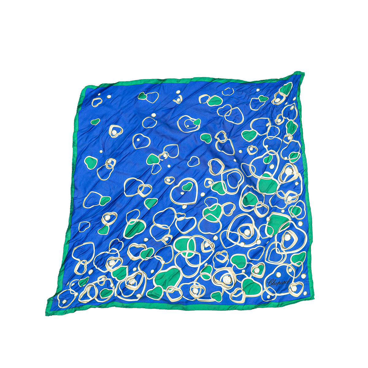 Chopard Multicolor Happy Hearts Silk Scarf-Chopard-THE CLOSET