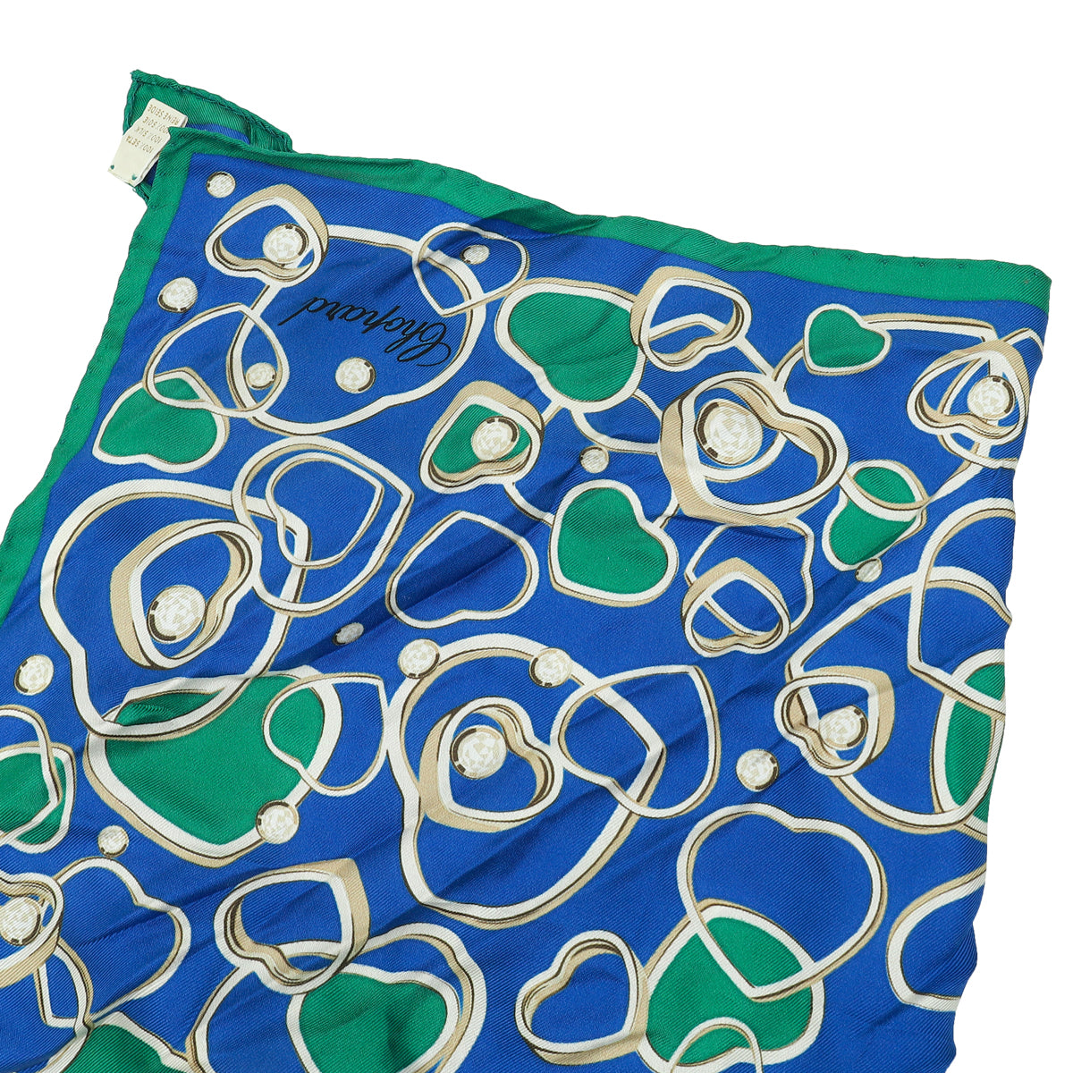 Chopard Multicolor Happy Hearts Silk Scarf-Chopard-THE CLOSET