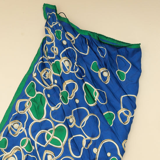 Chopard Multicolor Happy Hearts Silk Scarf-Chopard-THE CLOSET