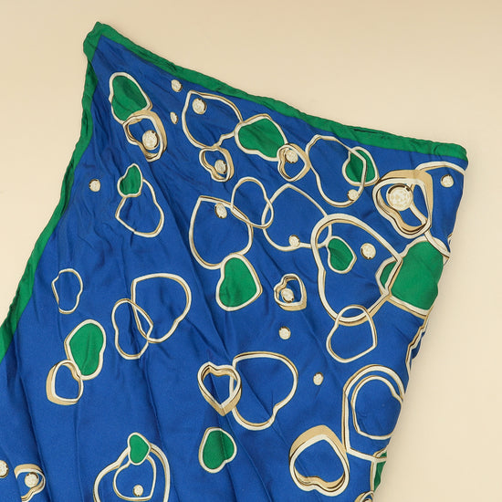 Chopard Multicolor Happy Hearts Silk Scarf-Chopard-THE CLOSET