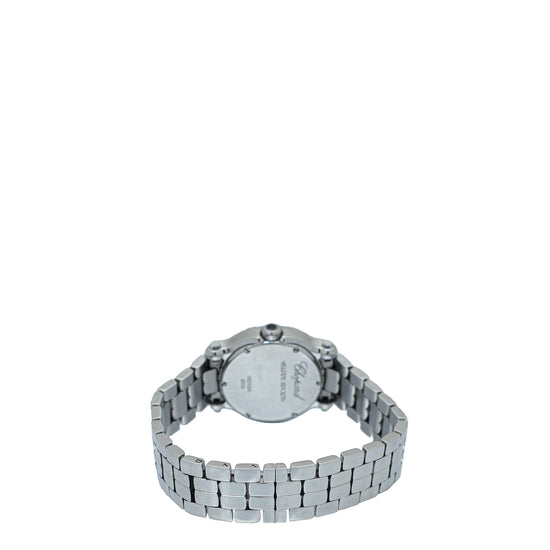 Chopard Stainless Steel Happy Sport 30mm Quartz Watch