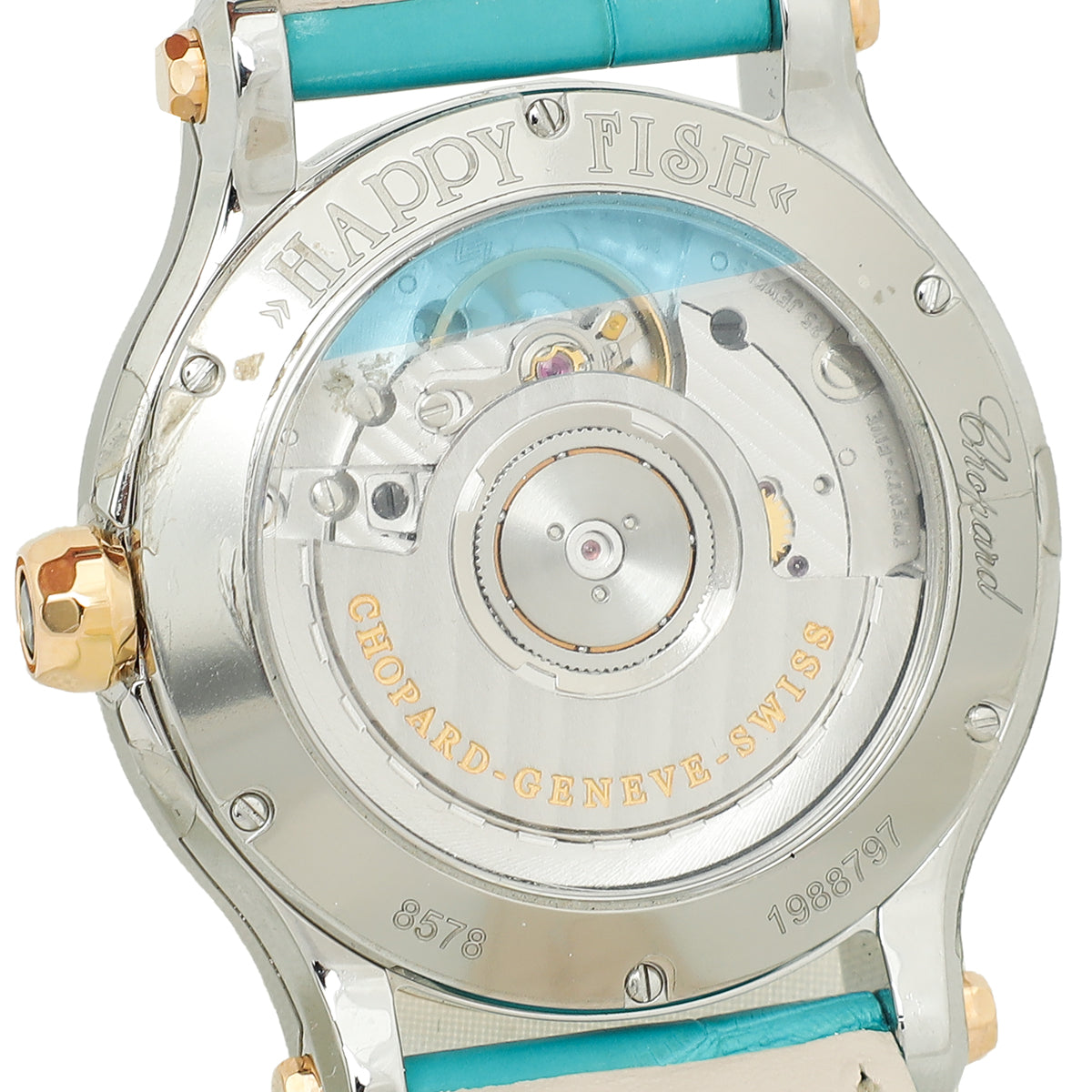 Chopard Stainless Steel Happy Sport "Happy Fish" Automatic 36mm Watch