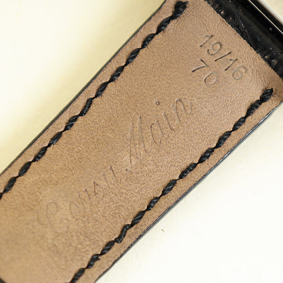 Chopard Steel And Gold Diamond Happy Sport Square Quartz Movement Watch