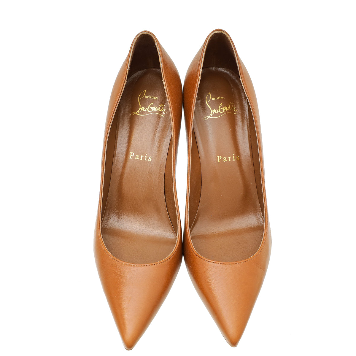 Christian Louboutin Brown Kate 85 Pumps 37 – THE CLOSET