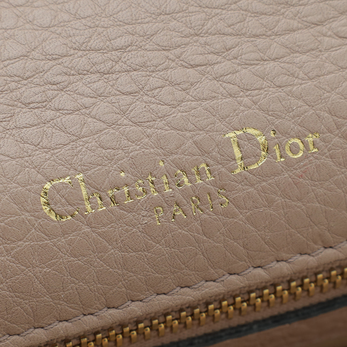 Christian Dior Beige Pink Diorama Medium Flap Bag