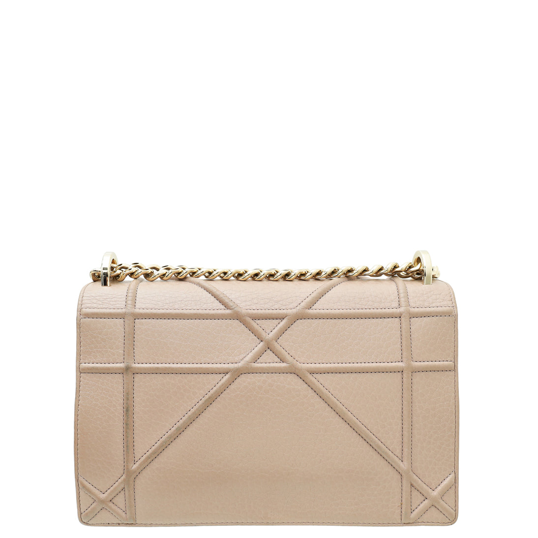 Christian Dior Beige Pink Diorama Medium Flap Bag-Christian Dior-THE CLOSET
