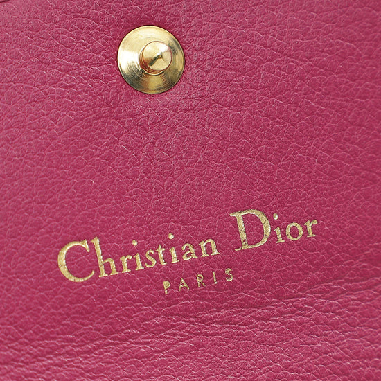 Christian Dior Bicolor Diorissimo Rencontre Chain Wallet