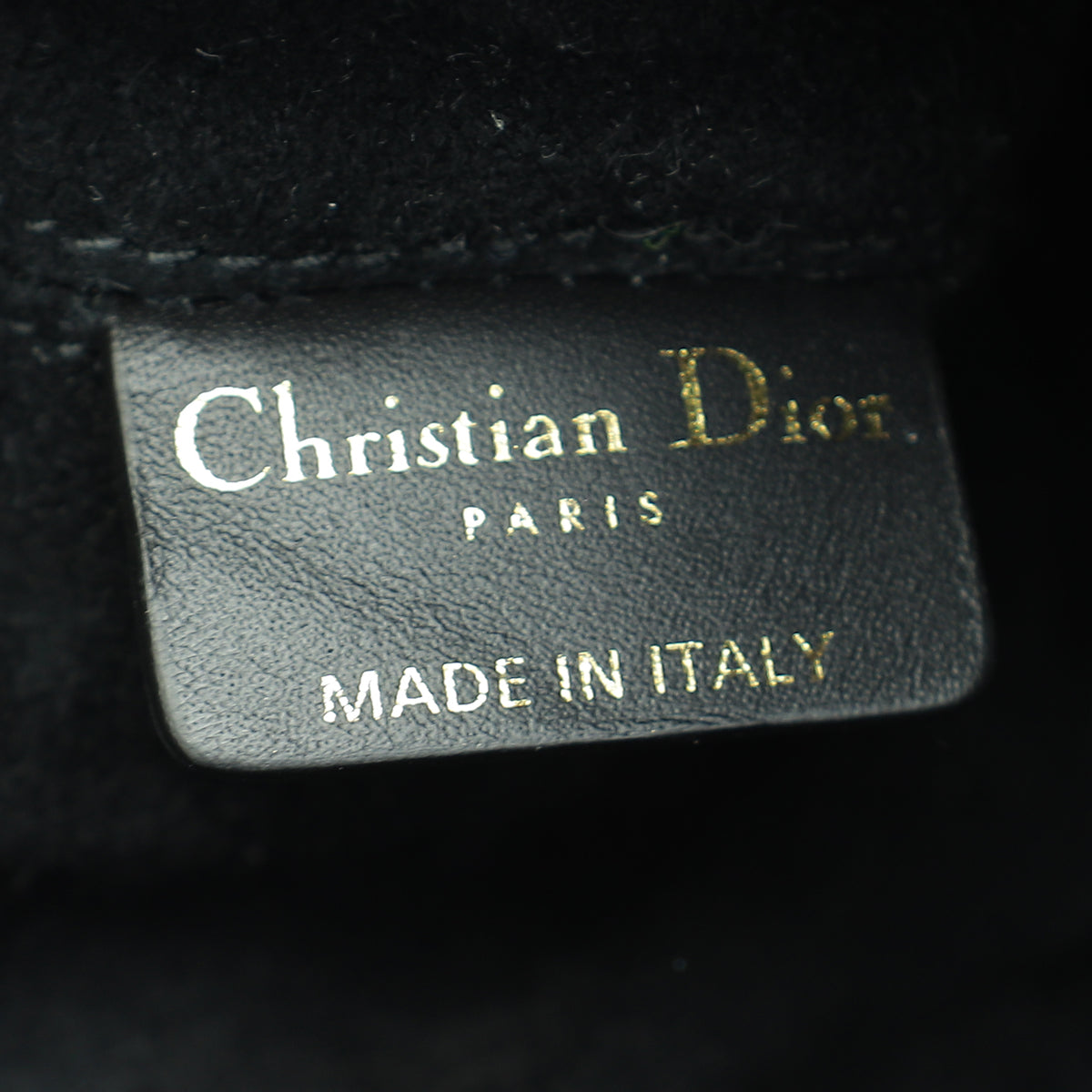 Christian Dior Black Macrocannage Toujours Small Bag