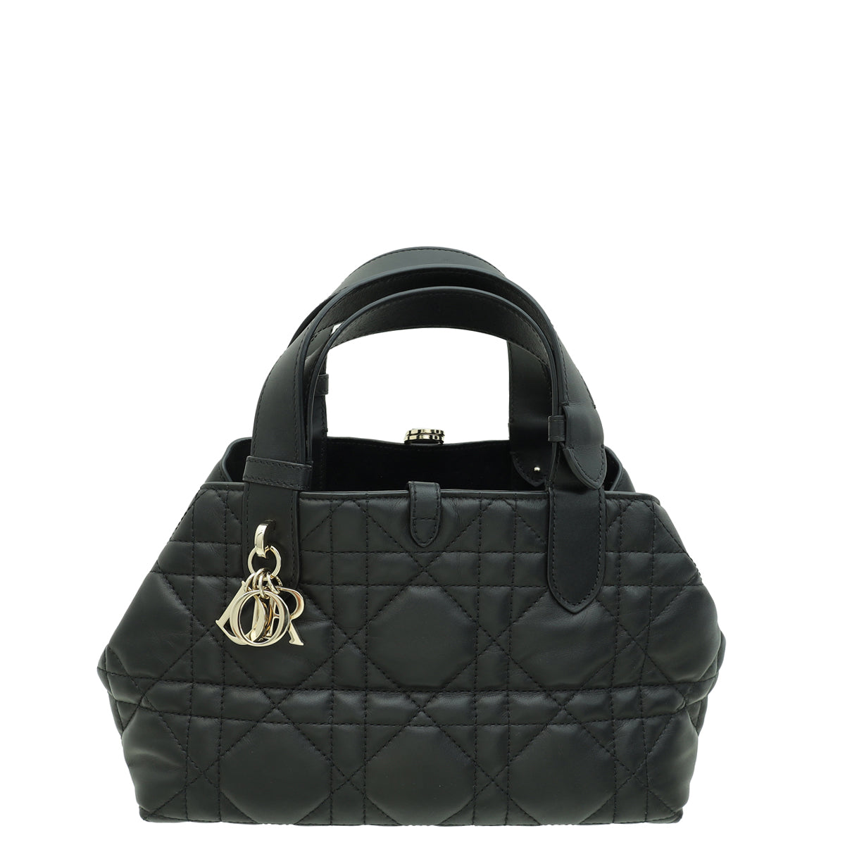 Christian Dior Black Macrocannage Toujours Small Bag