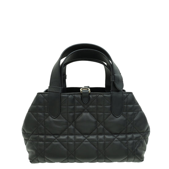 Christian Dior Black Macrocannage Toujours Small Bag