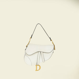 Christian Dior Latte Saddle Medium Bag