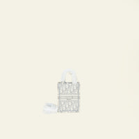 Christian Dior Grey Oblique Mini Vertical Book Tote Bag
