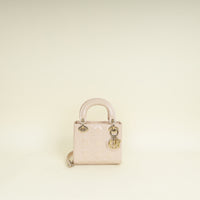 Christian Dior Powder Beige Lady Dior Mini Chain Bag