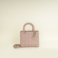 Christian Dior Nude Lady Dior Medium Bag