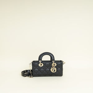 Christian Dior Black Lady D-Joy Small Bag