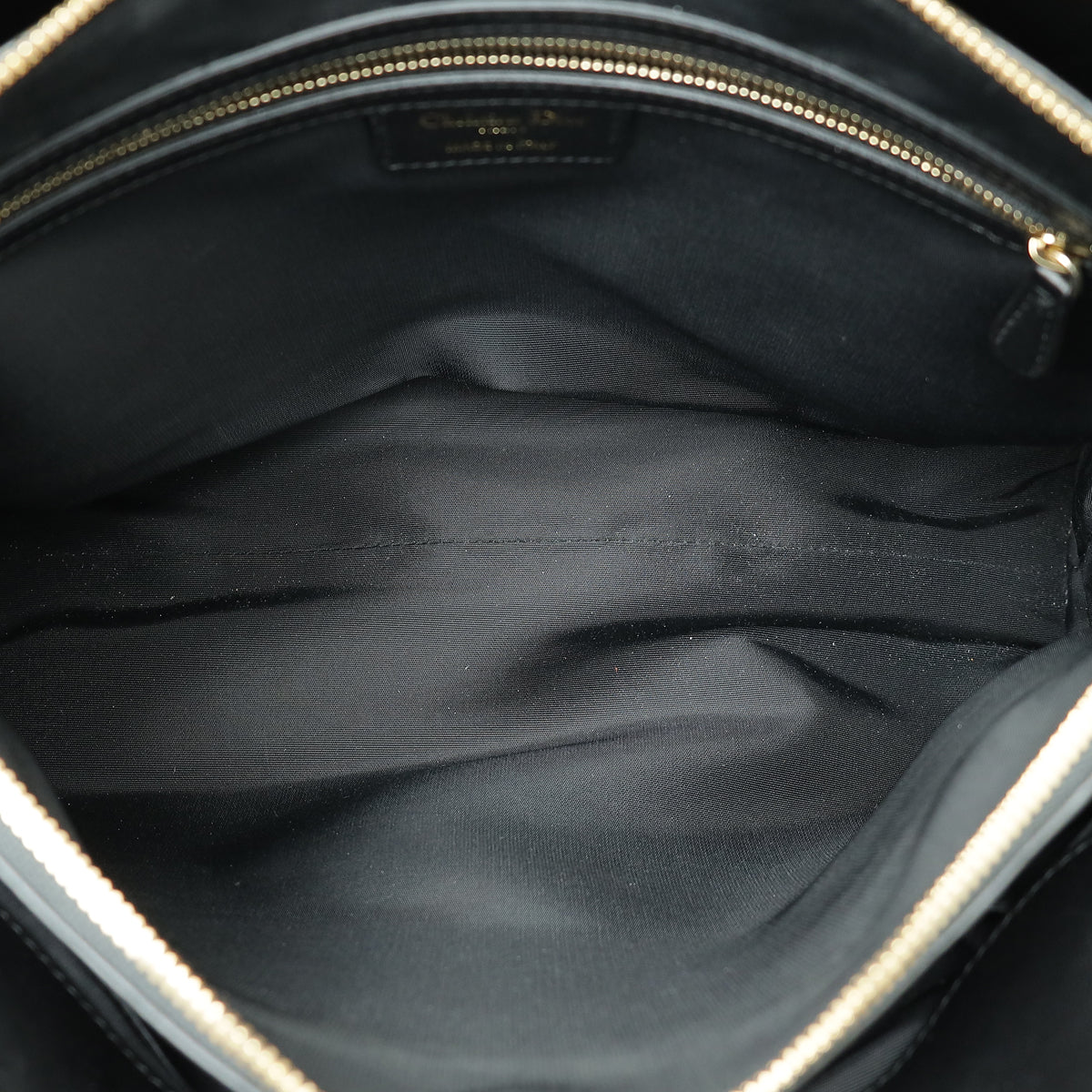 Christian Dior Black Lady Dior Soft Tote Large Bag