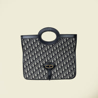 Christian Dior Bicolor CD Fold Over Clutch