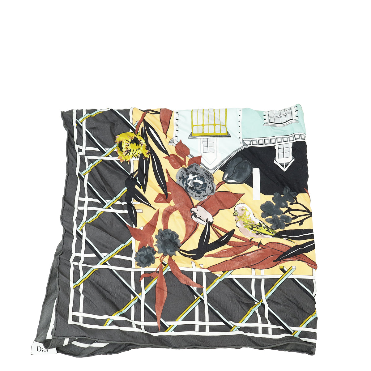 Christian Dior Multicolor Silk 70 Scarf-Christian Dior-THE CLOSET