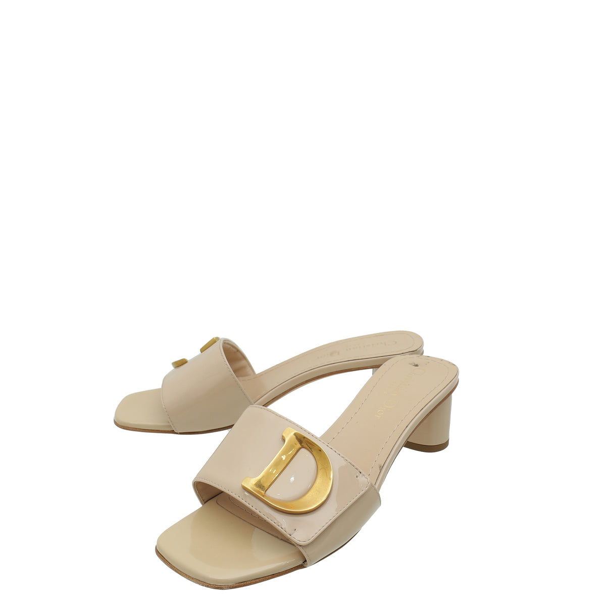 Christian Dior Nude C'est Dior Slide Mules 37